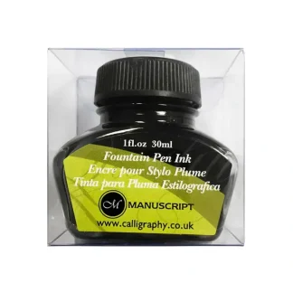 Manuscript Calligraphy Black Fountain Pen Ink - 30ml Bottle - Little Painter Art | Exploring the Endless Possibilities of Art^ Clearance