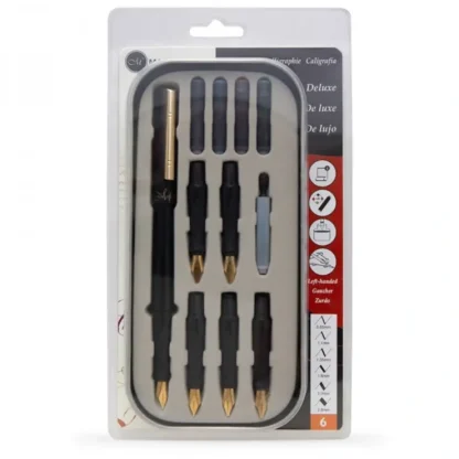 Manuscript Deluxe Calligraphy Set - Left Handed - Little Painter Art | Exploring the Endless Possibilities of Art^ Clearance