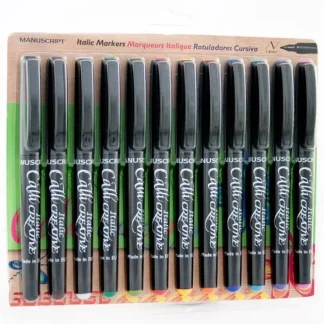 Manuscript Italic Coloured Marker Set of 12 - Little Painter Art | Exploring the Endless Possibilities of Art^ Flash Sale