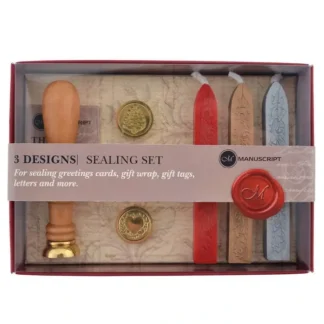 Manuscript Sealing Wax Set - 3 Designs - Little Painter Art | Exploring the Endless Possibilities of Art^ Clearance