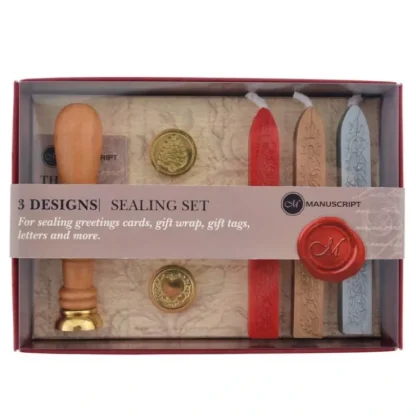 Manuscript Sealing Wax Set - 3 Designs - Little Painter Art | Exploring the Endless Possibilities of Art^ Clearance