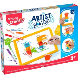 Maped Creativ Artist Board - Magnetic Dry Erase Board - Monster Theme - Little Painter Art | Exploring the Endless Possibilities of Art^ Shop