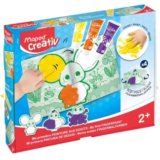 Maped Creativ Early Age - My First Finger Paints Kit - Little Painter Art | Exploring the Endless Possibilities of Art^ Hot