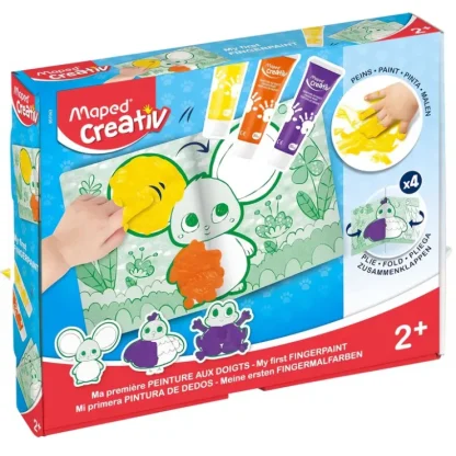 Maped Creativ Early Age - My First Finger Paints Kit - Little Painter Art | Exploring the Endless Possibilities of Art^ Hot