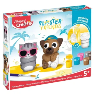 Maped Creativ Plaster Friends - Plaster Characters for Painting - Summer - Little Painter Art | Exploring the Endless Possibilities of Art^ Outlet