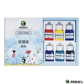 Marie's Glass Paint Set - 6 x 30ml - Little Painter Art | Exploring the Endless Possibilities of Art^ Shop