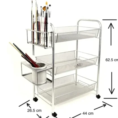 Marie's 3-Layer Studio Cart - Little Painter Art | Exploring the Endless Possibilities of Art^ Fashion