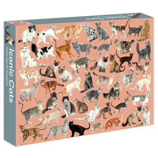 Marta Zafra 1000pc Puzzle - Iconic Cats - Little Painter Art | Exploring the Endless Possibilities of Art^ Store