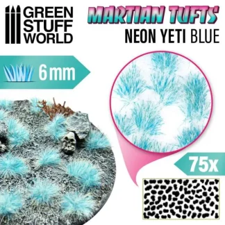 Martian Fluor Tufts - NEON YETI BLUE - Little Painter Art | Exploring the Endless Possibilities of Art^ Clearance