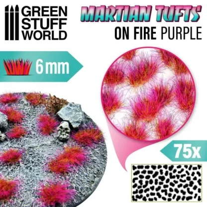 Martian Fluor Tufts - ON FIRE PURPLE - Little Painter Art | Exploring the Endless Possibilities of Art^ Clearance