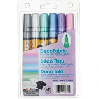 Marvy Uchida Fabric Marker Set 6pkMarvy Uchida Fabric Marker Set 6pk - Little Painter Art | Exploring the Endless Possibilities of Art^ Clearance