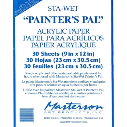 Masterson Sta-Wet Painter's Pal Refill - 30 sheets - Little Painter Art | Exploring the Endless Possibilities of Art^ Cheap