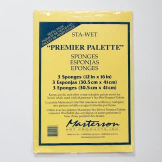 Masterson Sta-Wet Premier Palette Sponge Refill Pack of 3 - Little Painter Art | Exploring the Endless Possibilities of Art^ Store