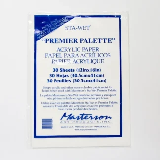 Masterson Sta-Wet Premier Acrylic Paper Refill Pack of 30 Sheets - Little Painter Art | Exploring the Endless Possibilities of Art^ Fashion