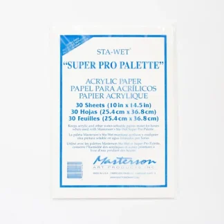 Masterson Sta-Wet Super Pro Palette Acrylic Paper Refill Pack of 30 Sheets - Little Painter Art | Exploring the Endless Possibilities of Art^ Store