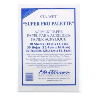 Masterson Sta-Wet Super Pro Palette Acrylic Refill Sheets 30pk - Little Painter Art | Exploring the Endless Possibilities of Art^ Cheap