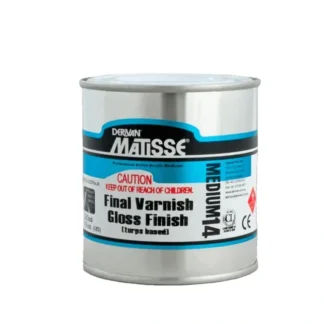 Matisse Acrylic Medium MM14 Final Varnish Gloss Finish (turps-based) - Little Painter Art | Exploring the Endless Possibilities of Art^ Clearance