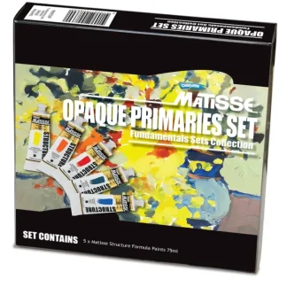 Matisse Structure Opaque Primaries Set 5x75ml - Little Painter Art | Exploring the Endless Possibilities of Art^ Best Sale