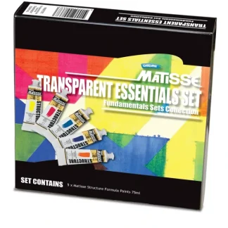 Matisse Structure Transparent Essentials Set 5x75ml - Little Painter Art | Exploring the Endless Possibilities of Art^ New