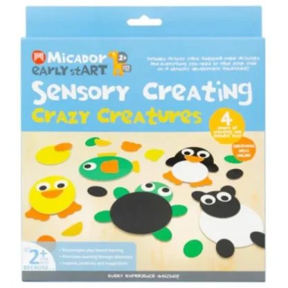 Micador Early stART Sensory Creating Set - Crazy Creatures - Little Painter Art | Exploring the Endless Possibilities of Art^ New