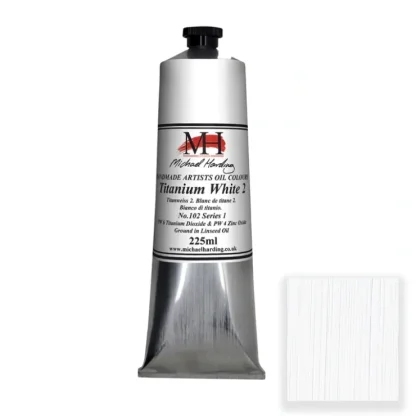 Michael Harding Handmade Artists Oil Colour - Titanium White 2 - 225ml Tubes - Little Painter Art | Exploring the Endless Possibilities of Art^ Outlet
