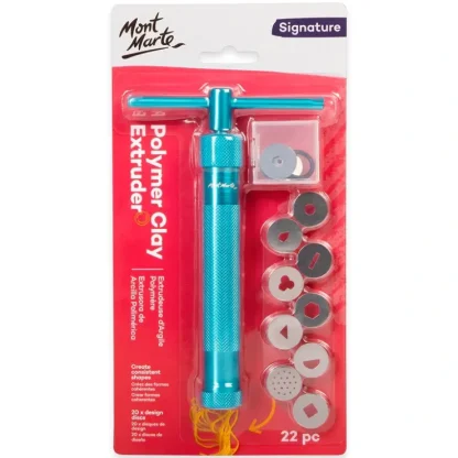 Mont Marte Anodised Aluminium Clay Extruder 22pc - Little Painter Art | Exploring the Endless Possibilities of Art^ Store