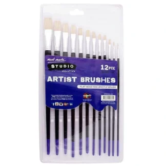 Mont Marte Studio Artist Brush Set 12 Pieces - Little Painter Art | Exploring the Endless Possibilities of Art^ Online