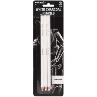 Mont Marte White Charcoal Pencils 3pc - Little Painter Art | Exploring the Endless Possibilities of Art^ Flash Sale