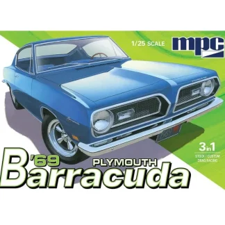 MPC 1/25 1969 Plymouth Barracuda - Little Painter Art | Exploring the Endless Possibilities of Art^ Hot