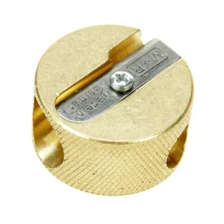 M+R 2-Hole Round Brass Sharpener - Little Painter Art | Exploring the Endless Possibilities of Art^ Cheap