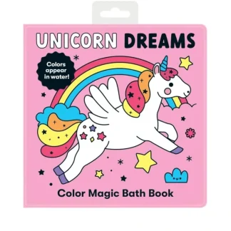Mudpuppy Colour Magic Bath Book - Unicorn Dreams - Little Painter Art | Exploring the Endless Possibilities of Art^ Clearance