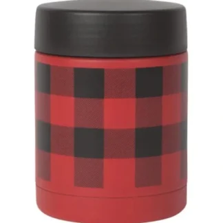 Now Designs Stainless Steel Food Jar - Buffalo Plaid - Little Painter Art | Exploring the Endless Possibilities of Art^ Outlet