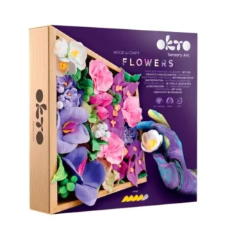 OKTO DIY Wood & Craft Flower Clay Kit - Flowers: Inspiration - Little Painter Art | Exploring the Endless Possibilities of Art^ Discount