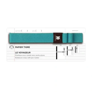 Paper Tigre Elastic Book Band - Honolulu Turquoise Blue - Little Painter Art | Exploring the Endless Possibilities of Art^ Store