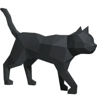 PaperCraft World 3D Model DIY Kit - Black Cat - Little Painter Art | Exploring the Endless Possibilities of Art^ Best Sale