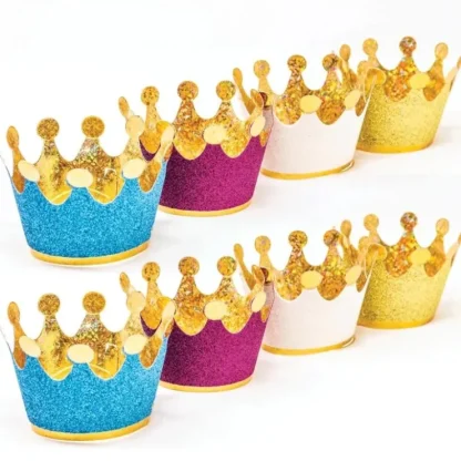 Party Partners Colourful Mini Crowns 8pk - Little Painter Art | Exploring the Endless Possibilities of Art^ Best Sale