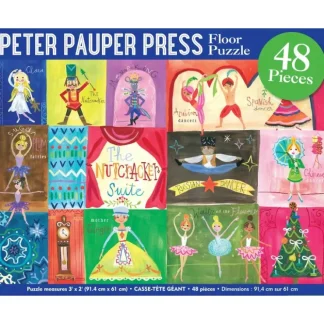 Peter Pauper Press 48pc Floor Puzzle - The Nutcracker - Little Painter Art | Exploring the Endless Possibilities of Art^ Best