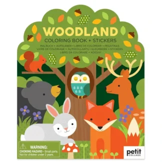 Petit Collage Woodland Colouring Book & Stickers - Little Painter Art | Exploring the Endless Possibilities of Art^ Online