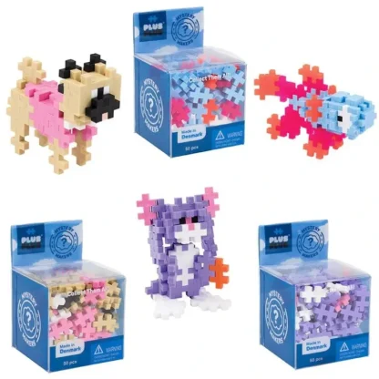 Plus-Plus Mystery Builders Pets, Series 3 - Assorted - Little Painter Art | Exploring the Endless Possibilities of Art^ Clearance