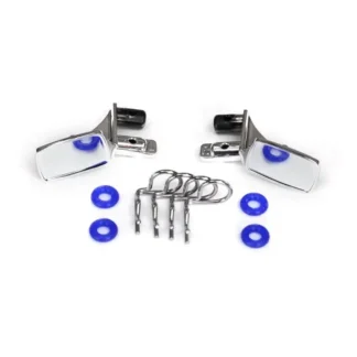 8133 Traxxas Mirrors, side, chrome (left & right)/ o-rings (4)/ body - Little Painter Art | Exploring the Endless Possibilities of Art Fashion