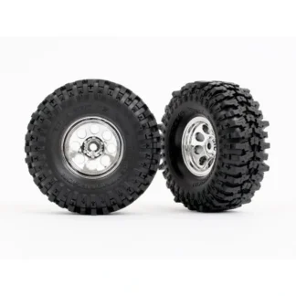 9873 Traxxas Premounts (Chr 1.0" Wheels, MT Baja Pro XS 2.4x1.0") (2) - Little Painter Art | Exploring the Endless Possibilities of Art Cheap