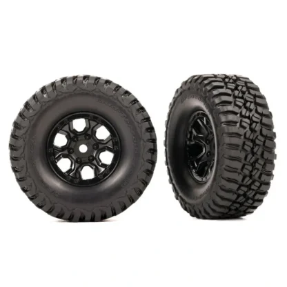 9774 Traxxas Tires & Wheels, Premounted (Black 1.0", BFGoodrich) - Little Painter Art | Exploring the Endless Possibilities of Art Clearance