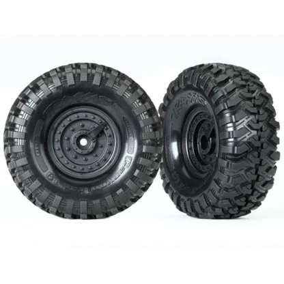 8273 Traxxas Tires and wheels, assembled, glued (Tactical wheels) - Little Painter Art | Exploring the Endless Possibilities of Art Outlet