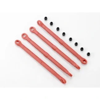 7138 Traxxas Toe link, front & rear (molded composite) (red) (4) - Little Painter Art | Exploring the Endless Possibilities of Art Best