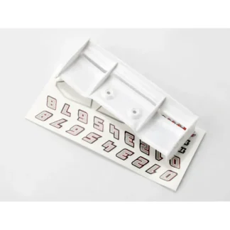 7123 Traxxas Wing, 1/16 E-Revo (white)/ decal sheet - Little Painter Art | Exploring the Endless Possibilities of Art Online