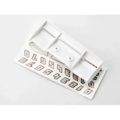 7123 Traxxas Wing, 1/16 E-Revo (white)/ decal sheet - Little Painter Art | Exploring the Endless Possibilities of Art Online