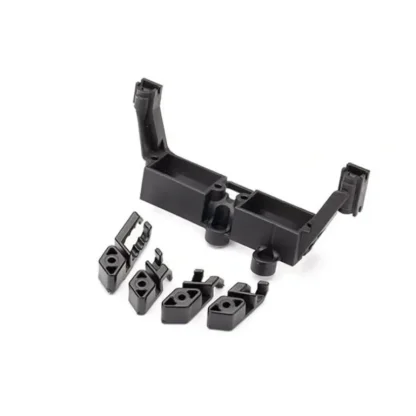 8240X Traxxas Servo mount, 2-speed/ servo mount, T-Lock/ wire clips - Little Painter Art | Exploring the Endless Possibilities of Art Online