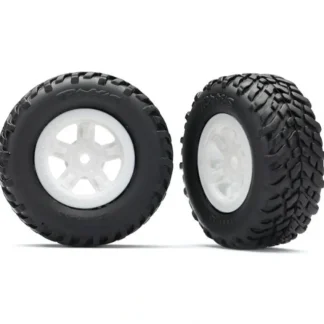 7674X Traxxas Tires and wheels, assembled, glued - White - Little Painter Art | Exploring the Endless Possibilities of Art Discount